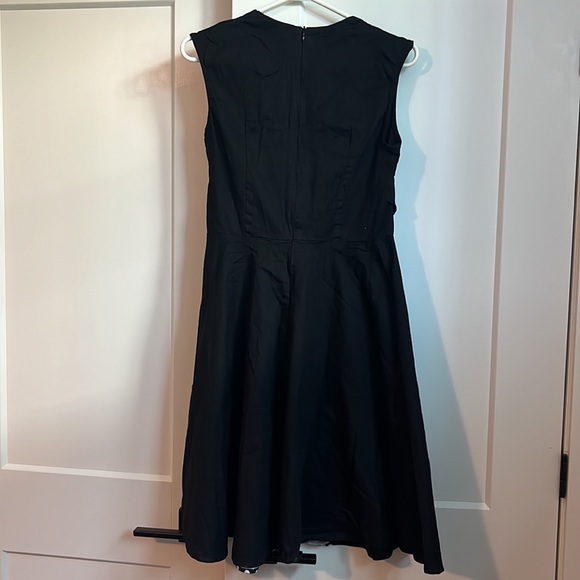 BNWOT Rockabilly Black and White Polka Dot Dress - Picture 4 of 4